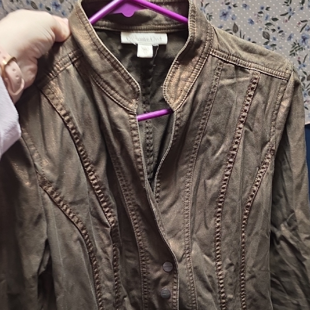 Women's Brown Jacket - Picture 4 of 5